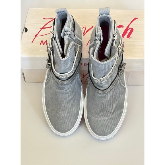 NIB Blowfish Kids Ankle Boots Gray Size 3 - Picture 2 of 8